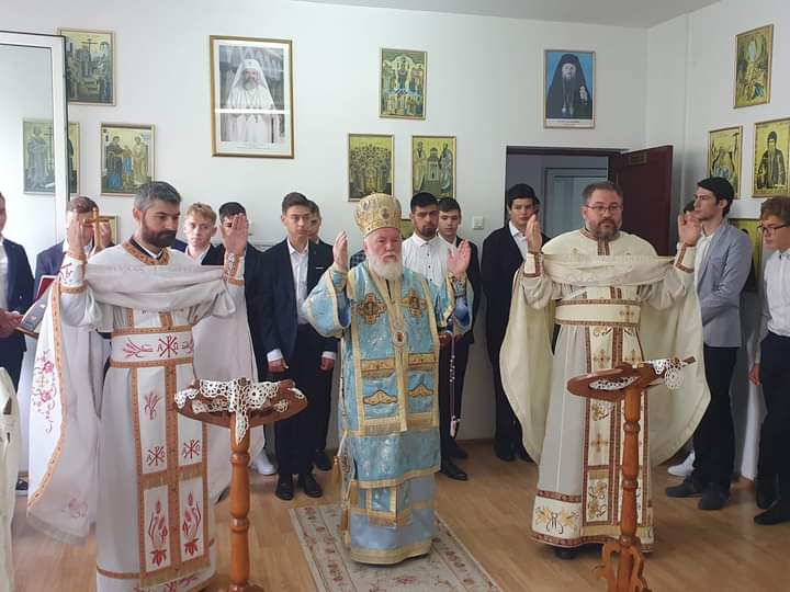 Vineri,15 septembrie 2023 – Hramul Capelei „Sf. Ier. Visarion” a internatului Seminarului Teologic din Tulcea